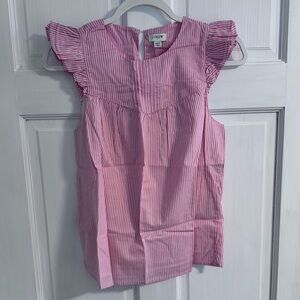 J Crew NWT Pink Striped Top Size XXS